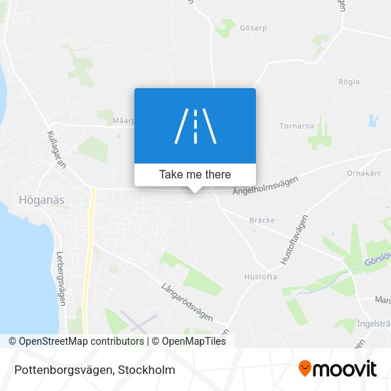 Pottenborgsvägen map