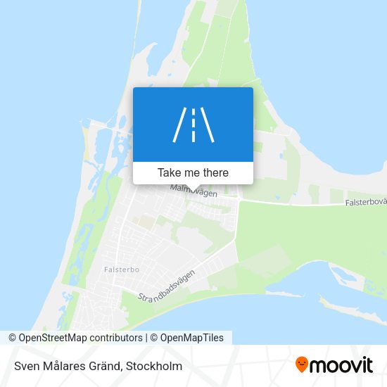 Sven Målares Gränd map