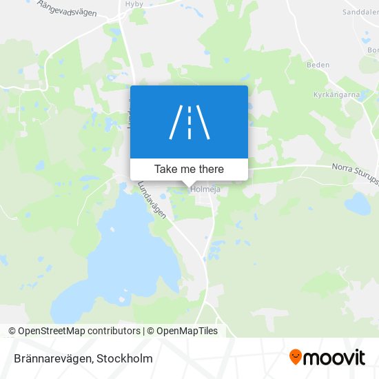 Brännarevägen map