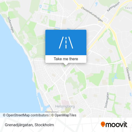 Grenadjärgatan map