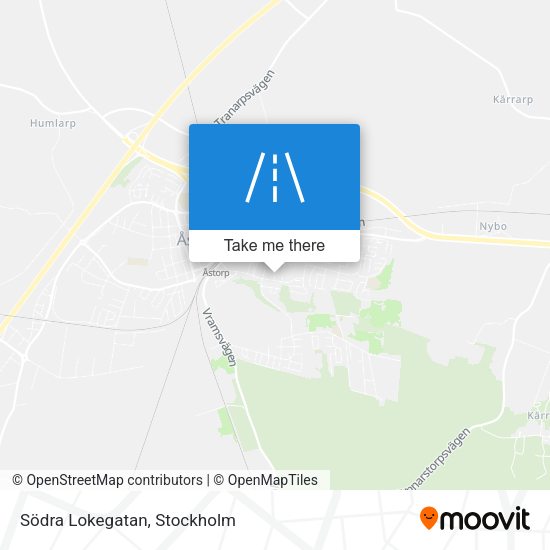Södra Lokegatan map
