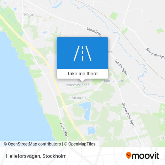 Helleforsvägen map