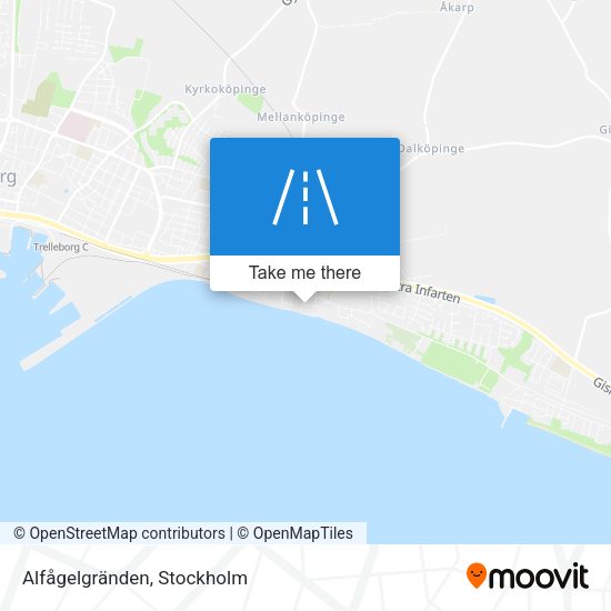Alfågelgränden map
