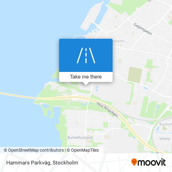 Hammars Parkväg map