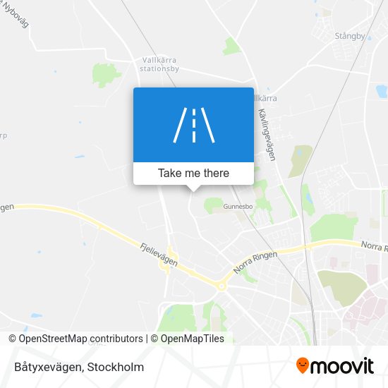 Båtyxevägen map