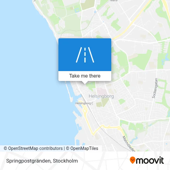Springpostgränden map