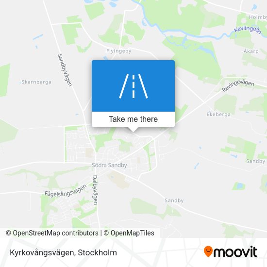 Kyrkovångsvägen map