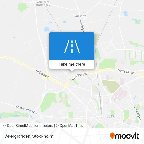 Åkergränden map
