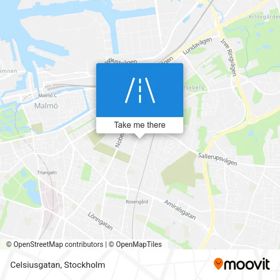 Celsiusgatan map