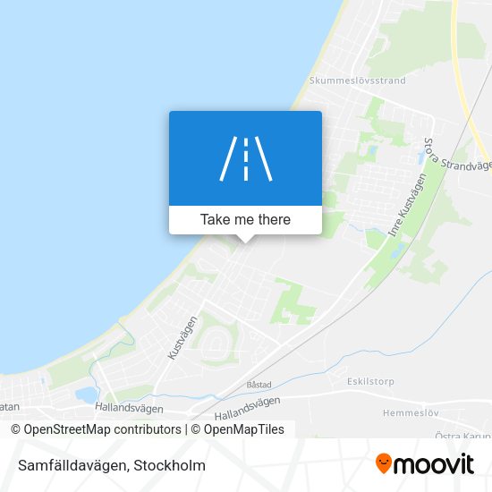 Samfälldavägen map