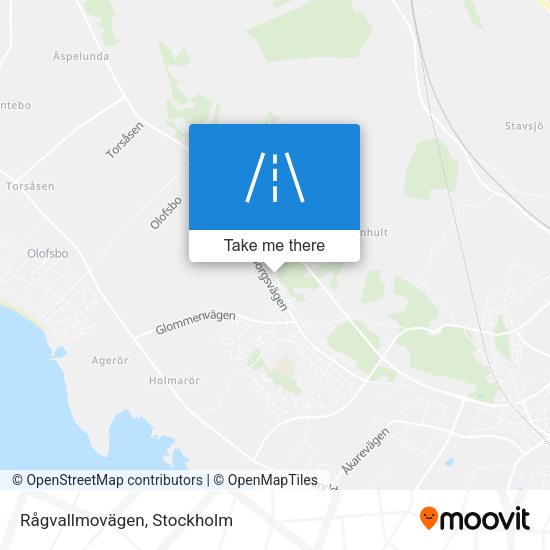 Rågvallmovägen map