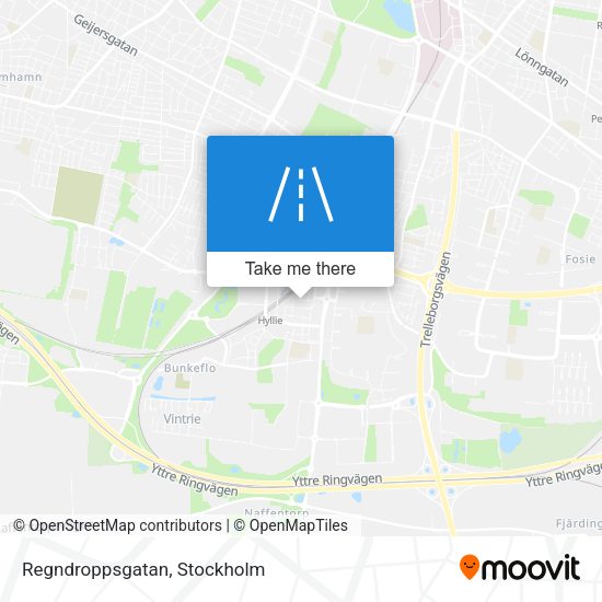 Regndroppsgatan map