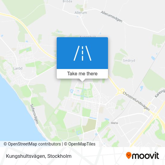 Kungshultsvägen map
