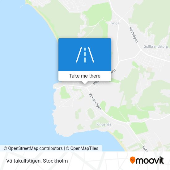 Vältakullstigen map