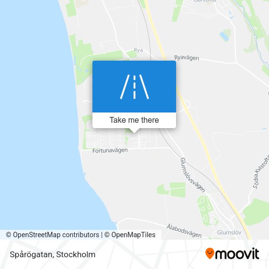 Spårögatan map