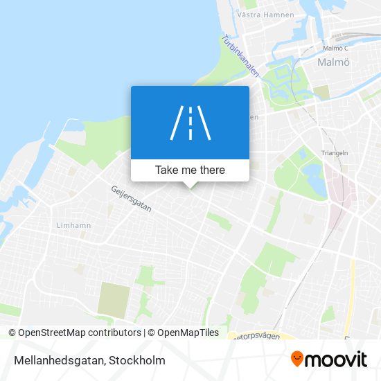 Mellanhedsgatan map