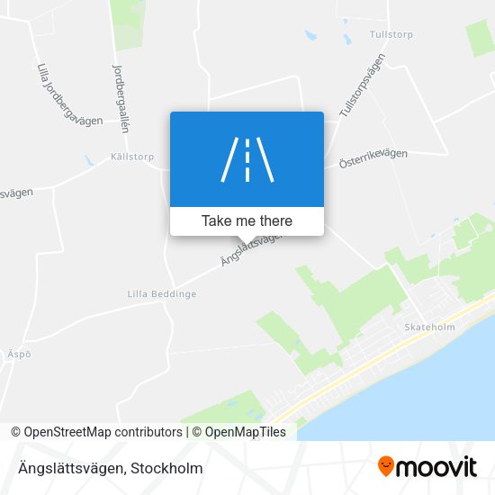 Ängslättsvägen map