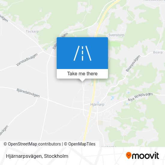 Hjärnarpsvägen map