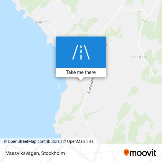Vassviksvägen map