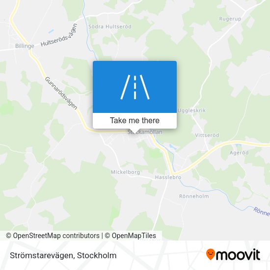 Strömstarevägen map