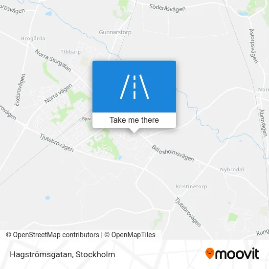 Hagströmsgatan map