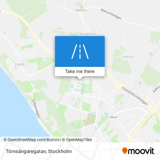 Törnsångaregatan map