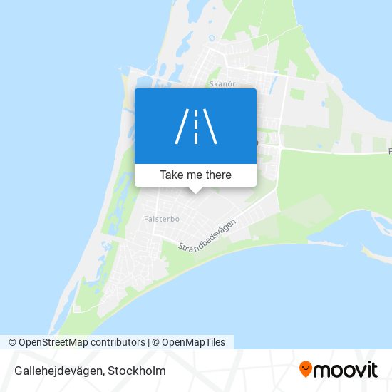 Gallehejdevägen map