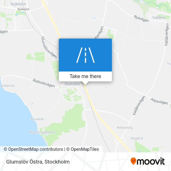 Glumslöv Östra map