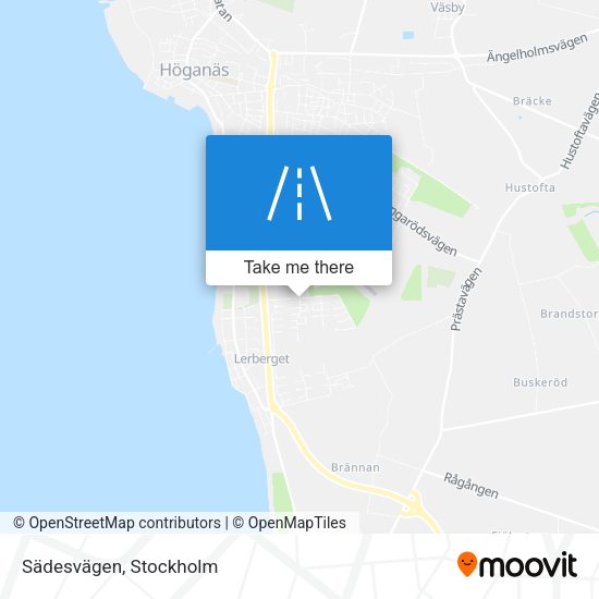 Sädesvägen map