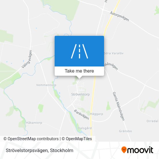 Strövelstorpsvägen map