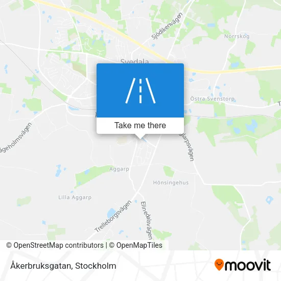 Åkerbruksgatan map