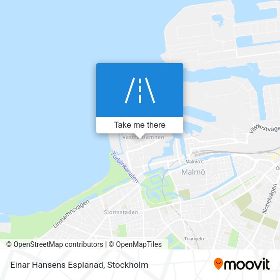 Einar Hansens Esplanad map