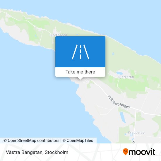 Västra Bangatan map
