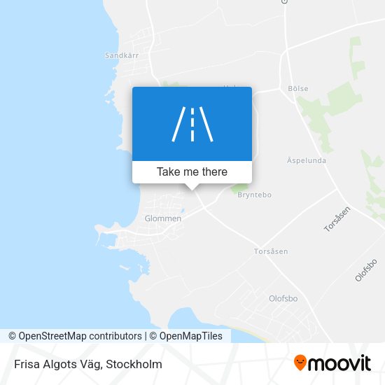 Frisa Algots Väg map