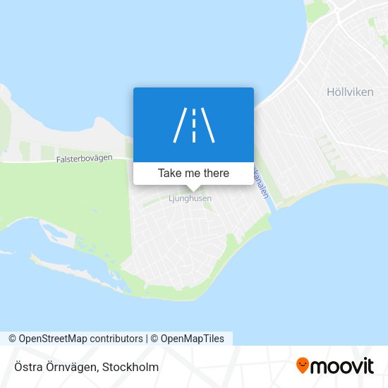 Östra Örnvägen map