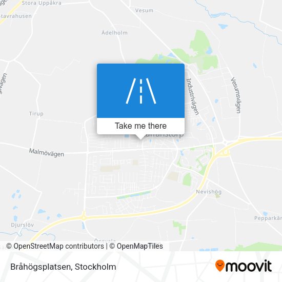 Bråhögsplatsen map