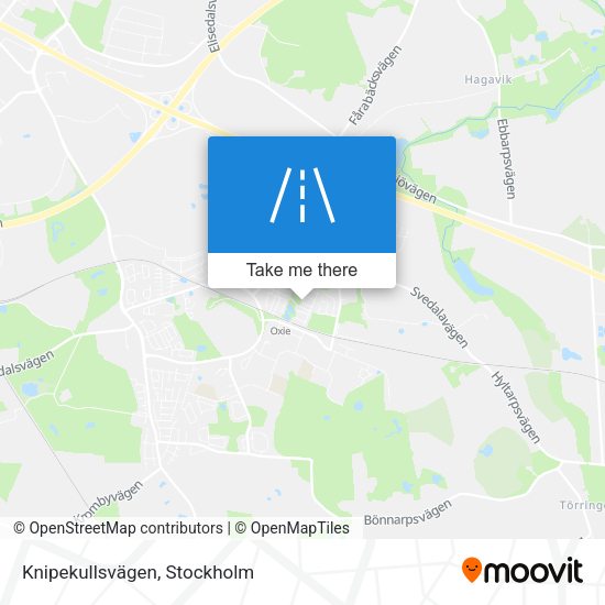 Knipekullsvägen map
