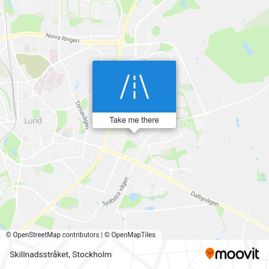 Skillnadsstråket map