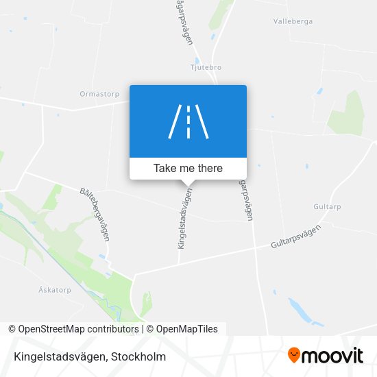 Kingelstadsvägen map