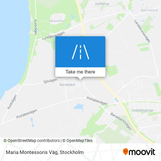 Maria Montessoris Väg map