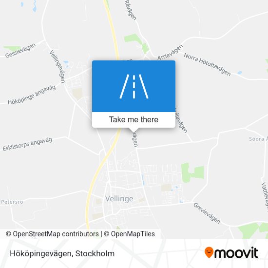 Hököpingevägen map