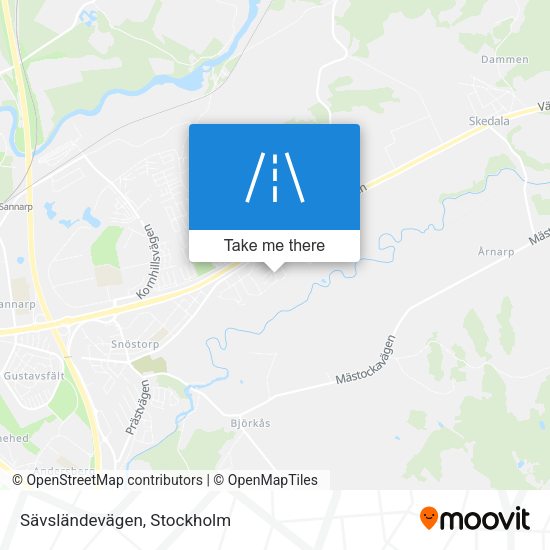 Sävsländevägen map