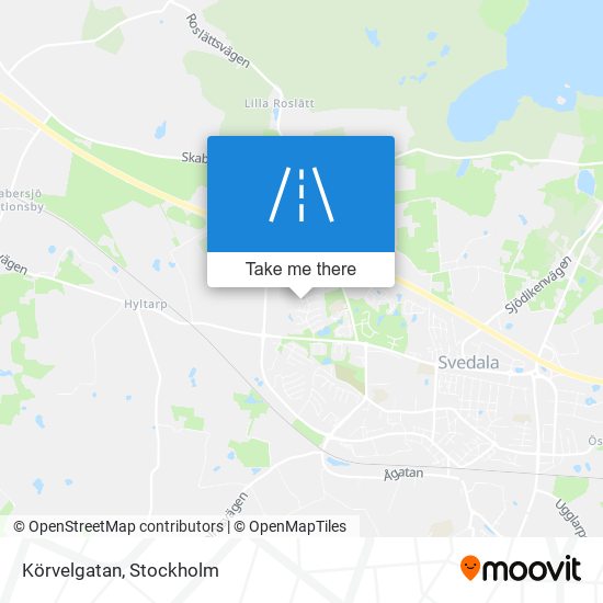 Körvelgatan map