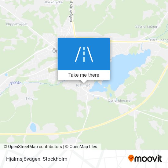 Hjälmsjövägen map