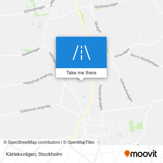 Kärleksvägen map