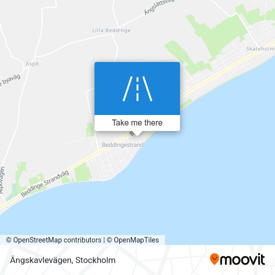 Ängskavlevägen map
