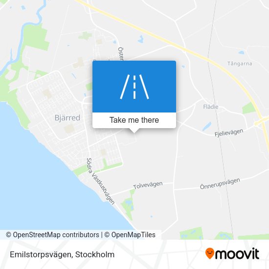 Emilstorpsvägen map