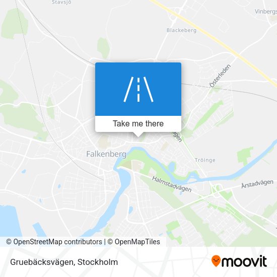 Gruebäcksvägen map