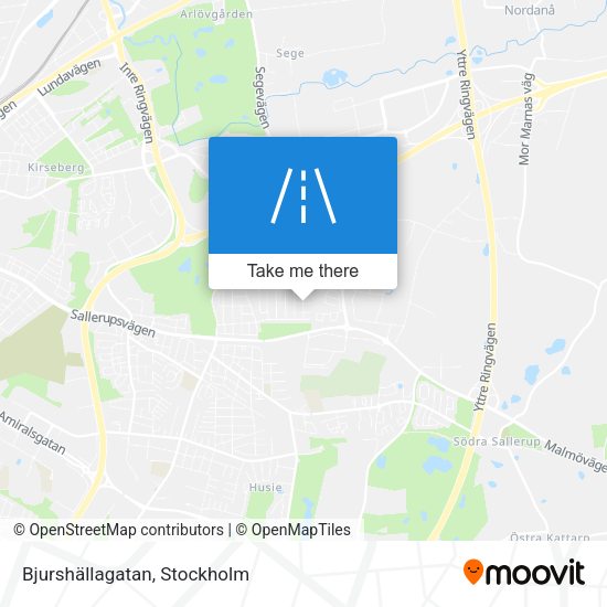 Bjurshällagatan map