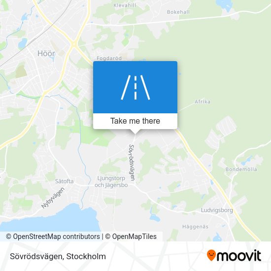Sövrödsvägen map